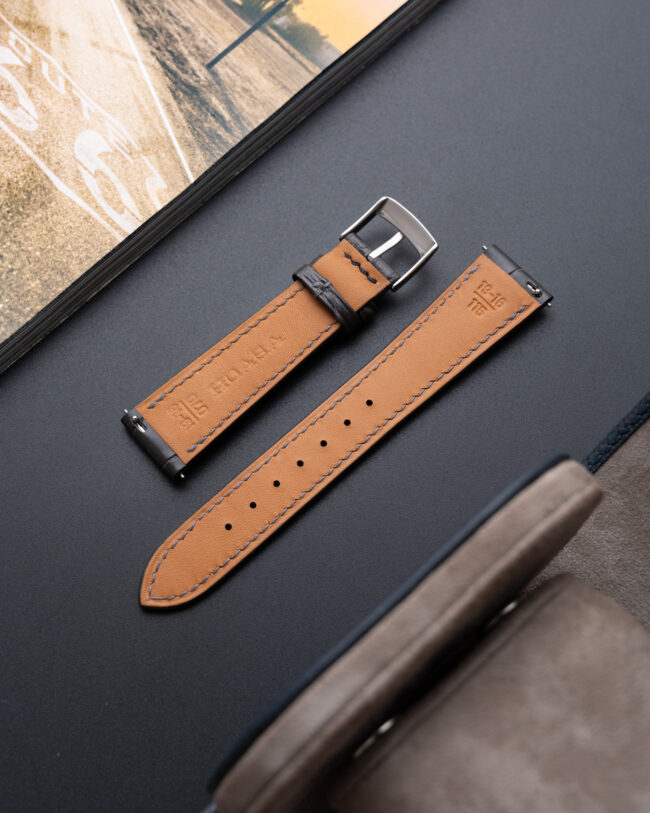 Matte Grey Storm Alligator Signature Strap3