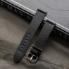 Black Horween Shell Cordovan Slim Strap