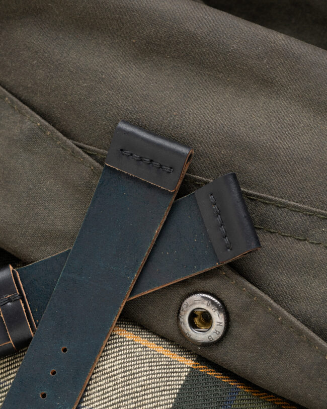 Black Horween Shell Cordovan Slim Strap 5 Black Horween Shell Cordovan Slim Strap7