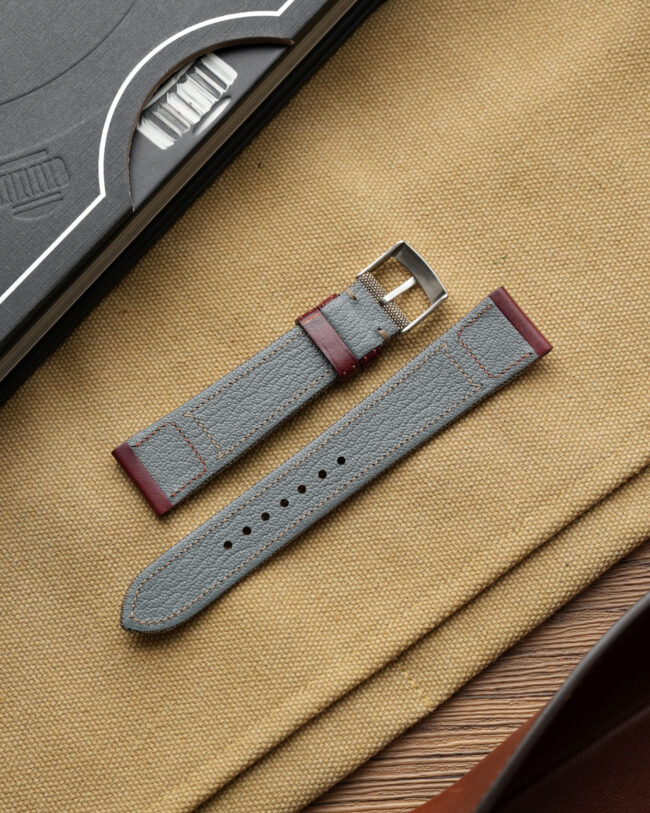 Brown Canvas x Dark Brown Vachetta Slim Strap5