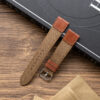 Brown Canvas x Tan Vachetta Slim Strap