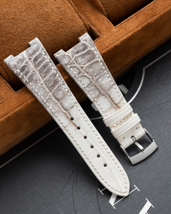 Himalayan Alligator Strap For Patek Philippe Nautilus (FOLDED EDGE)3