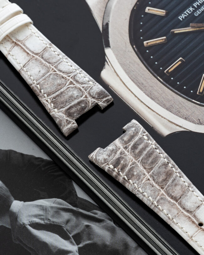 Himalayan Alligator Strap For Patek Philippe Nautilus (FOLDED EDGE)8
