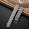 Matte Grey Alligator Slim Strap (Oval tip) 4 Matte Grey Alligator Slim Strap (Oval tip)
