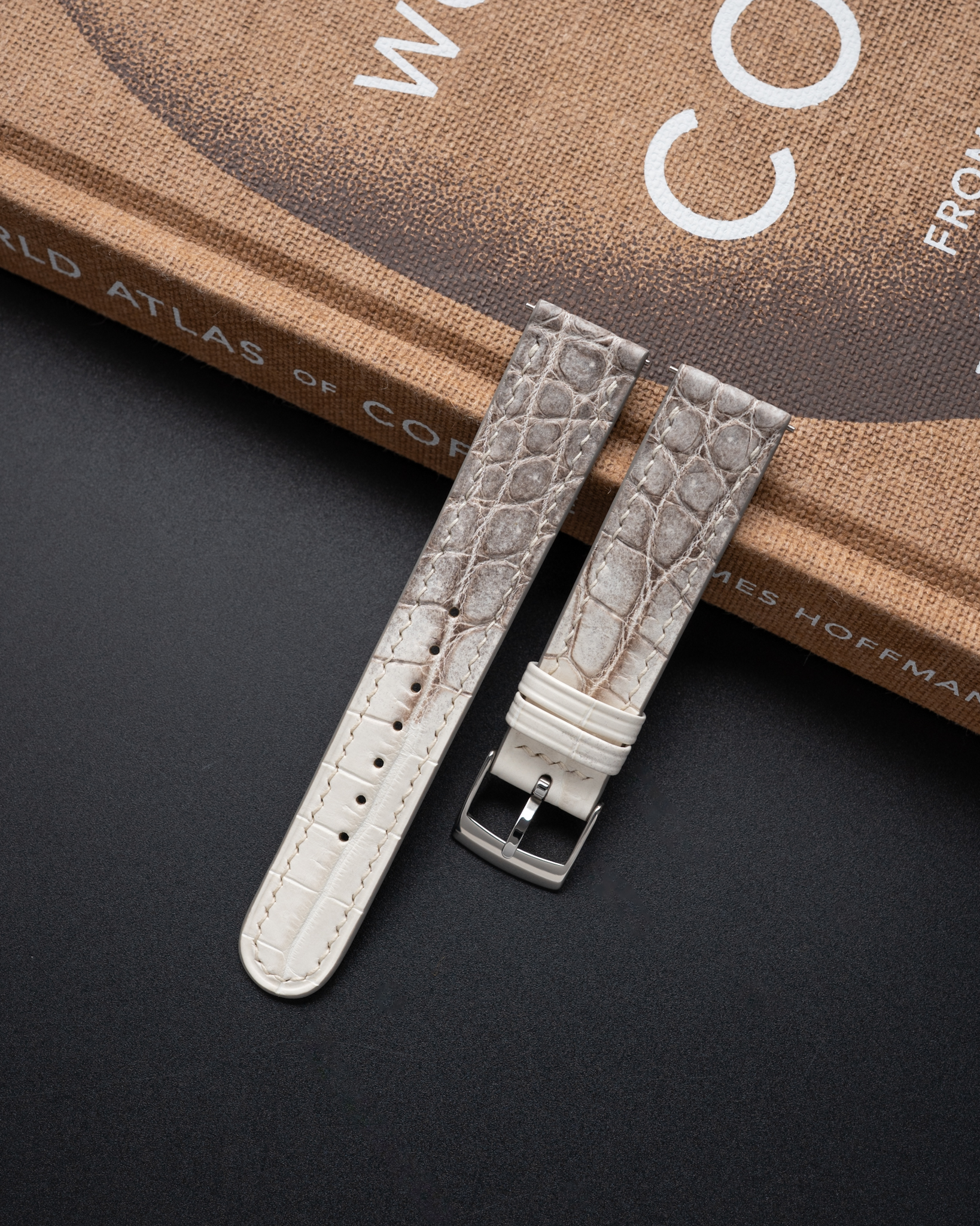 Matte Himalayan Alligator Slim Strap (Oval tip) Matte Himalayan Alligator Slim Strap (Oval tip)