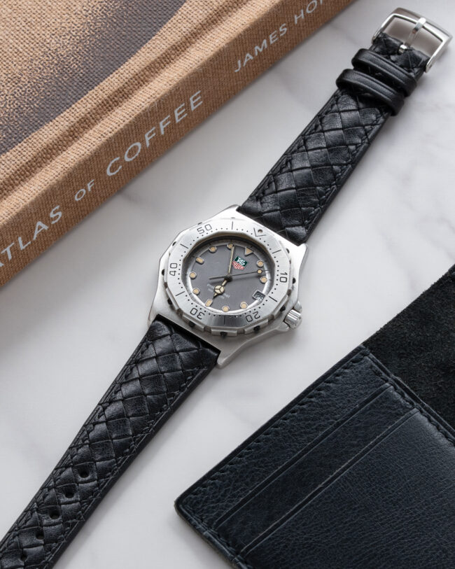 Heritage Weave Black Vachetta Strap8