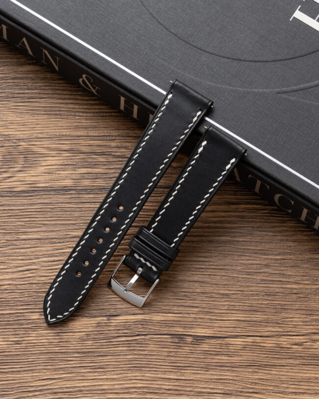 Black Buttero Slim Strap