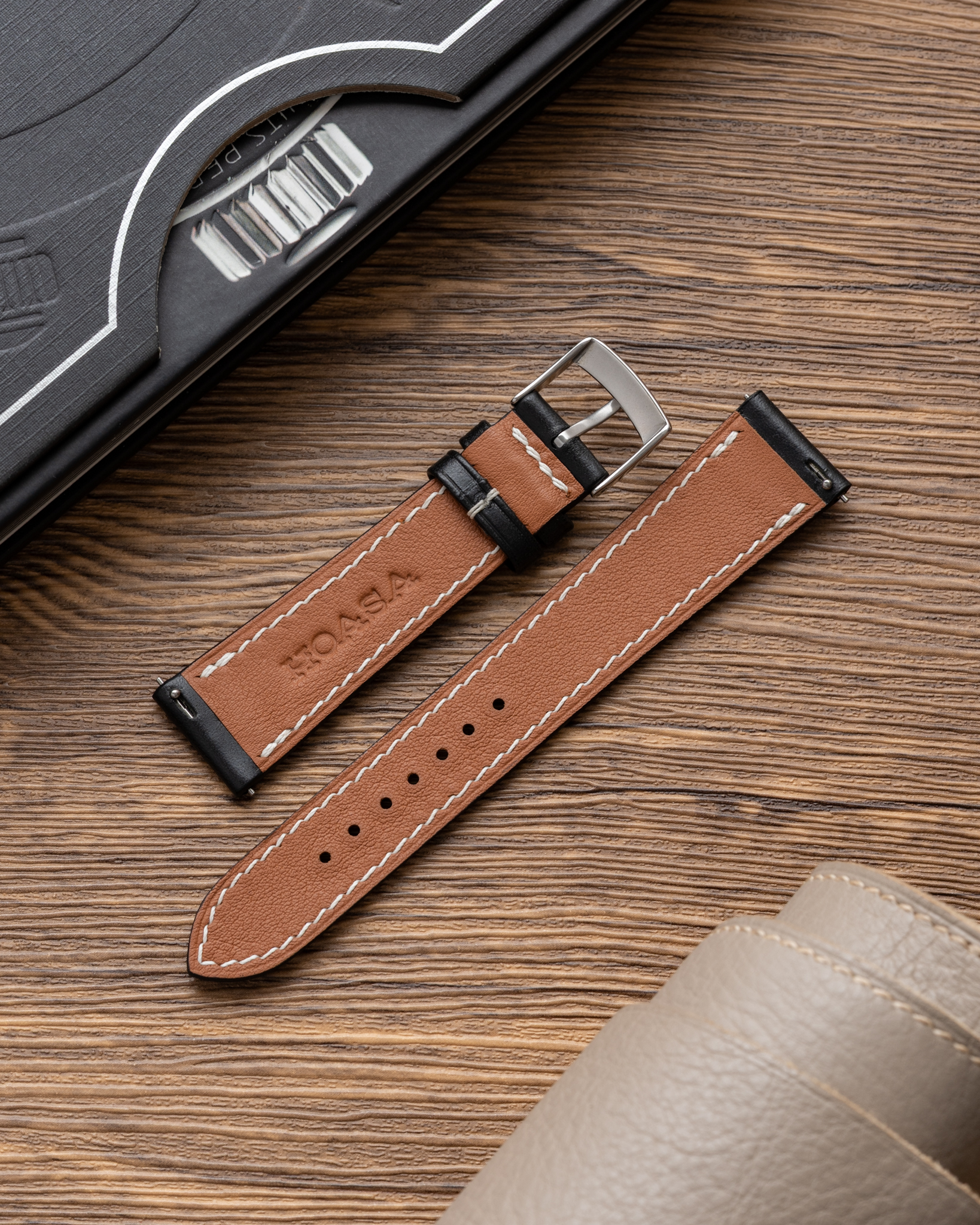 Black Buttero Slim Strap3 Black Buttero Slim Strap3