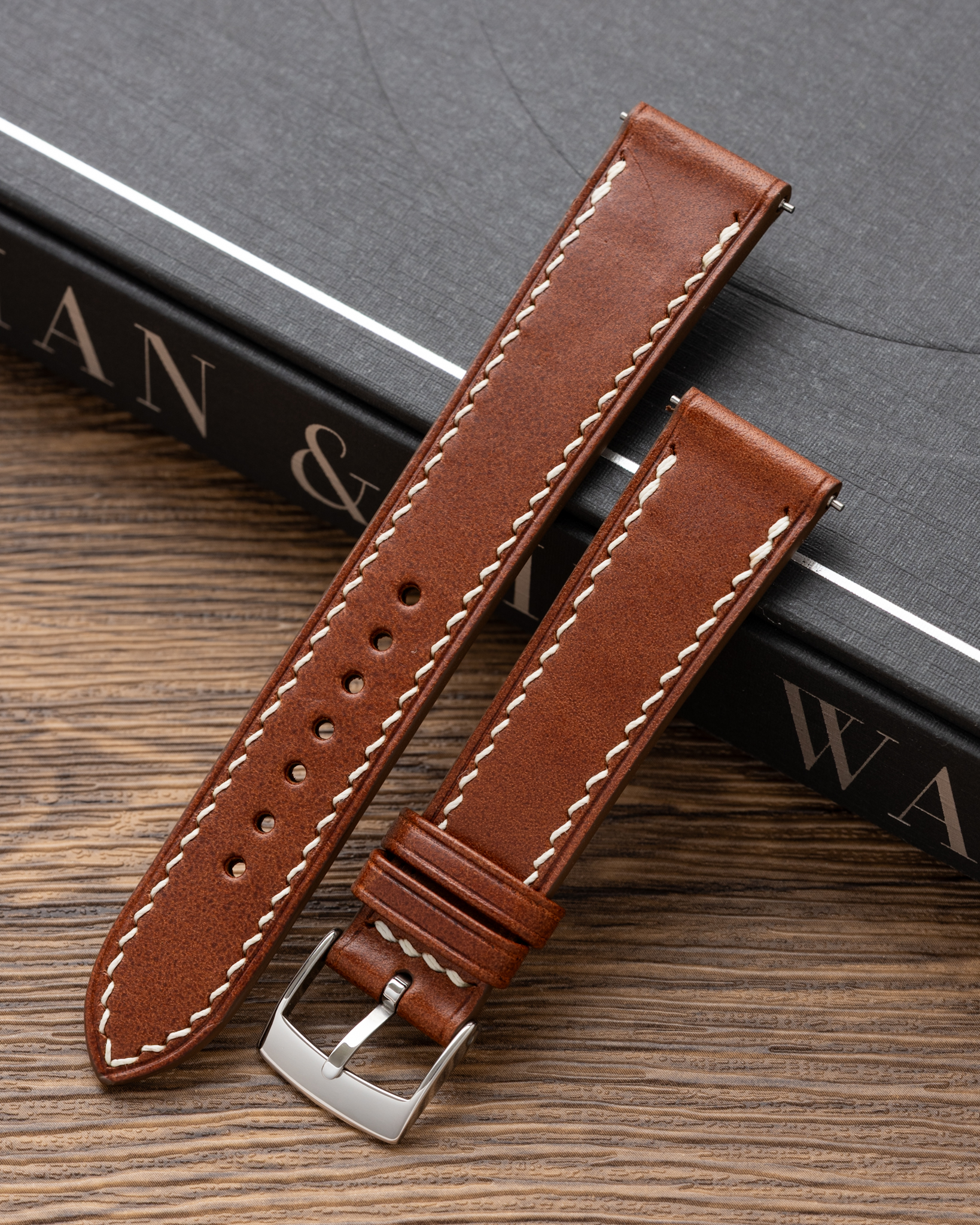 Chestnut Buttero Slim Strap1 Chestnut Buttero Slim Strap1