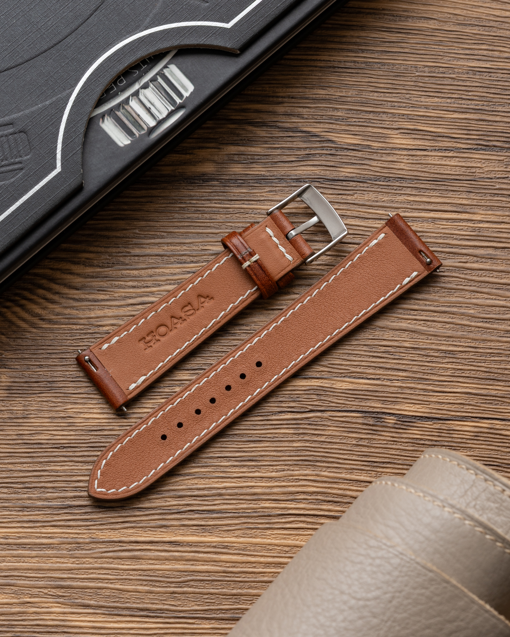 Chestnut Buttero Slim Strap2 Chestnut Buttero Slim Strap2