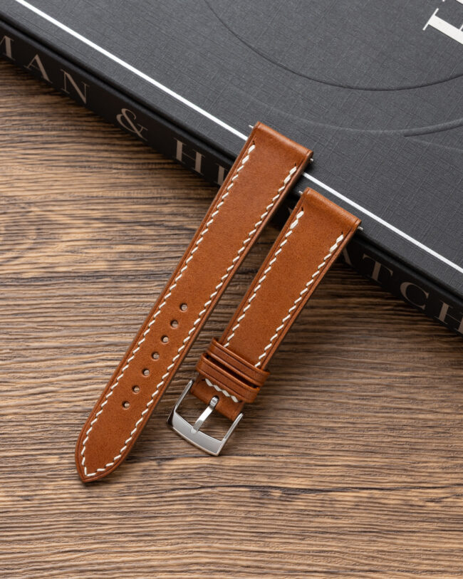 Cognac Buttero Slim Strap
