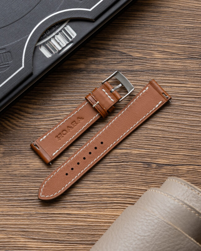 Cognac Buttero Slim Strap3