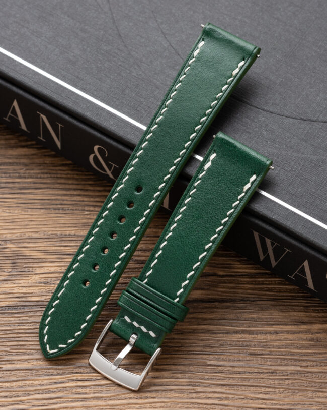 Green Buttero Slim Strap 3 Green Buttero Slim Strap2
