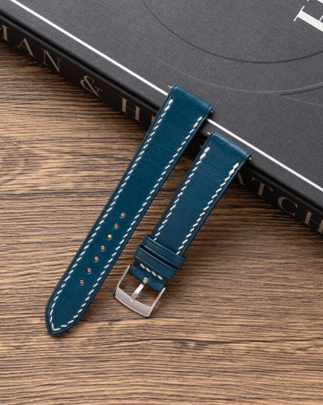 Navy Buttero Slim Strap