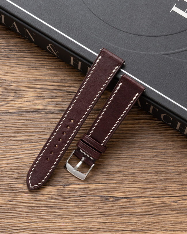 Oxblood Buttero Slim Strap